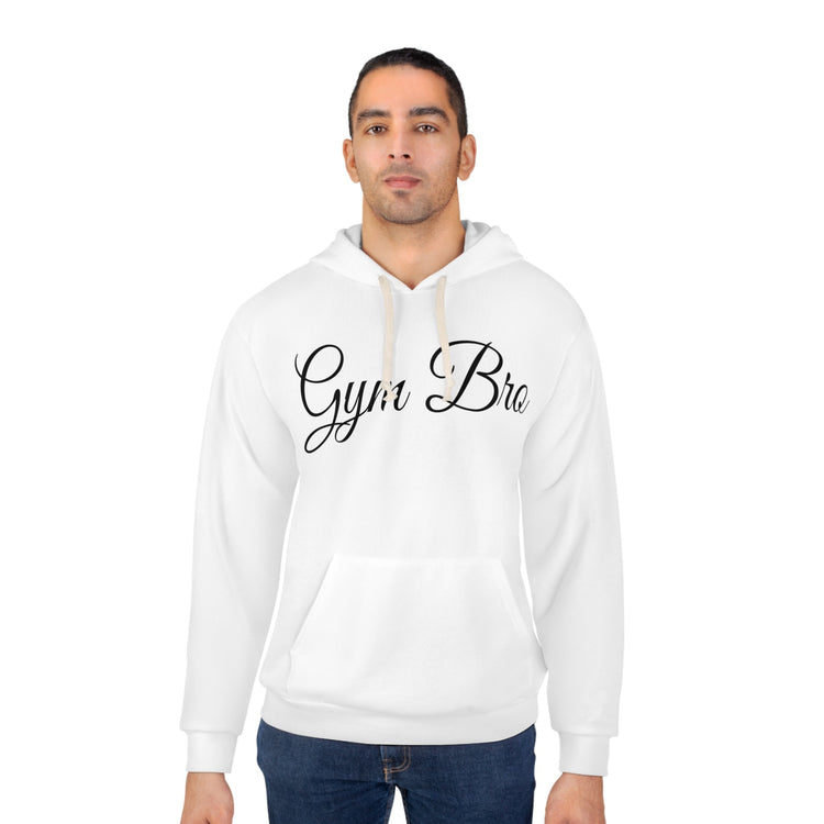 Unisex Pullover Hoodie (AOP) Gym Bro Hoodie - Gym rat Hoodie - all siz