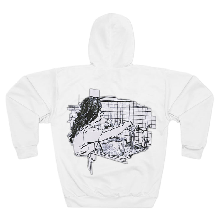 Unisex Pullover Hoodie (AOP) for cool couples - sarcastic hoodie -surp