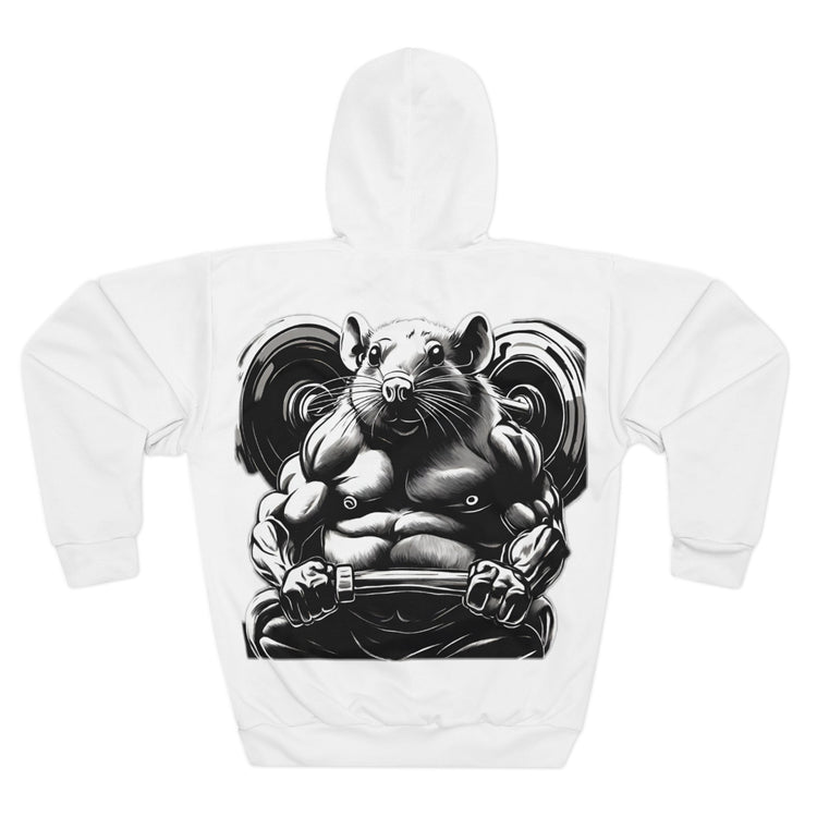Unisex Pullover Hoodie (AOP) Gym Bro Hoodie - Gym rat Hoodie - all siz
