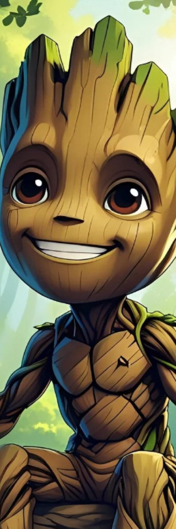 Metal Print Groot