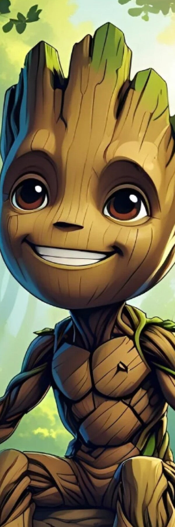 Metal Print Groot