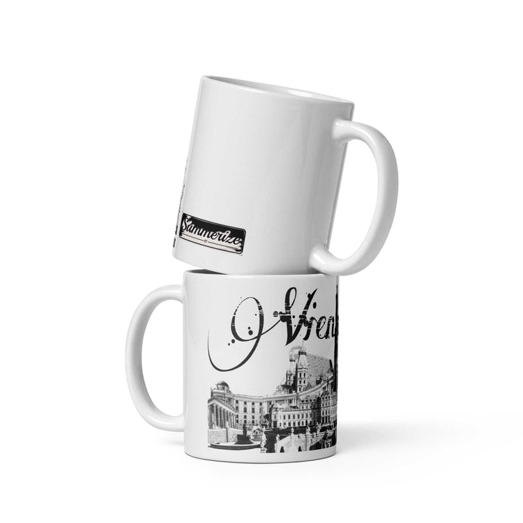 White Glossy Mug – Durable Ceramic Cup for Hot & Cold Drinks, Dishwasher