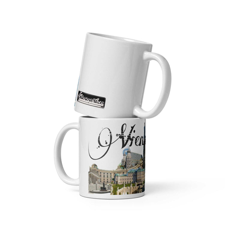 White Glossy Mug – Durable Ceramic Cup for Hot & Cold Drinks, Dishwasher