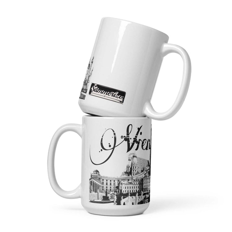 White Glossy Mug – Durable Ceramic Cup for Hot & Cold Drinks, Dishwasher