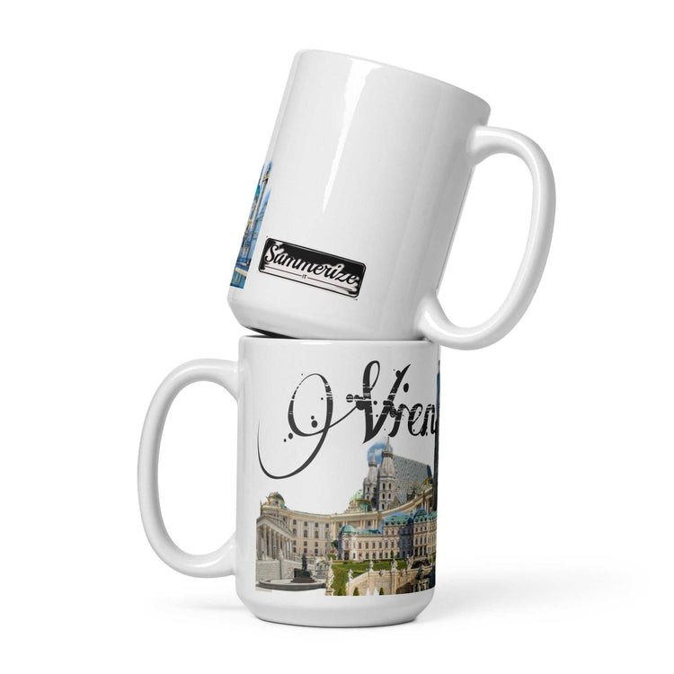 White Glossy Mug – Durable Ceramic Cup for Hot & Cold Drinks, Dishwasher