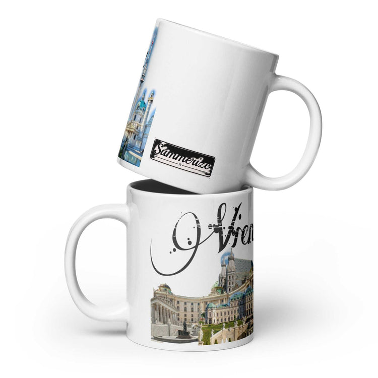 White Glossy Mug Durable Ceramic Cup for Hot & Cold Drinks,Dishwasher