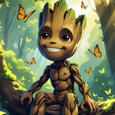 Metal Print Groot