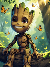 Metal Print Groot