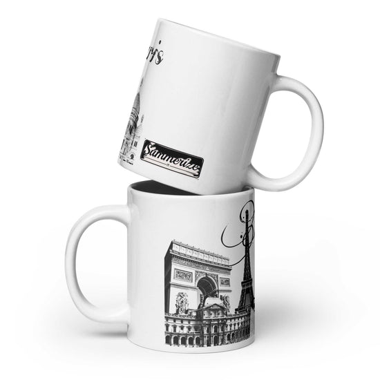 White Glossy Mug – Durable Ceramic Cup for Hot & Cold Drinks, Dishwasher