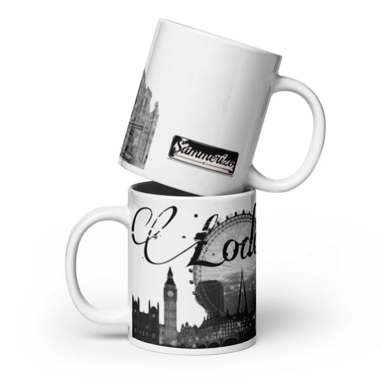White Glossy Mug for Hot & Cold Drinks – Dishwasher Safe
